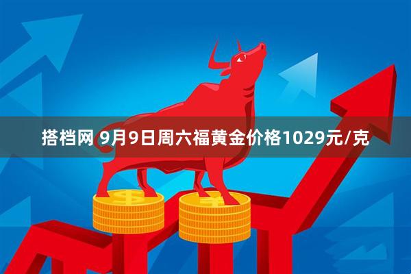 搭档网 9月9日周六福黄金价格1029元/克