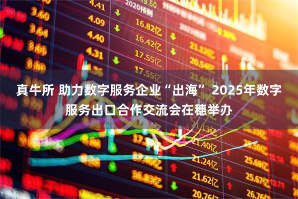 真牛所 助力数字服务企业“出海” 2025年数字服务出口合作交流会在穗举办
